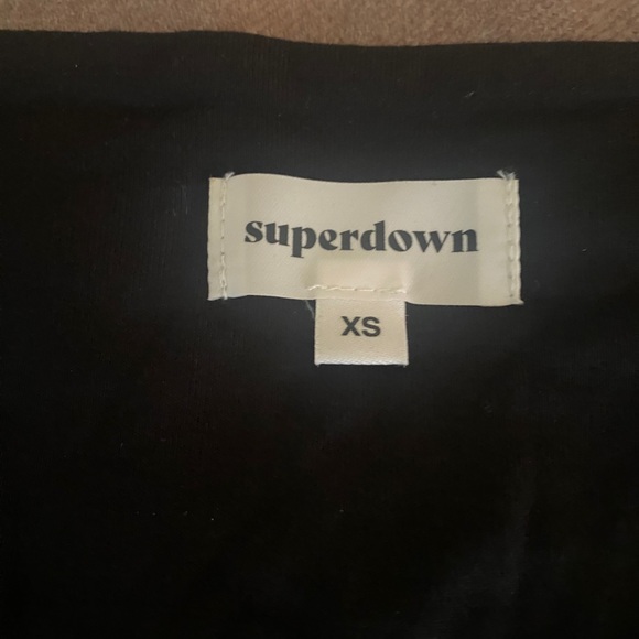 Superdown Black Body Suit Square Neck - Picture 9 of 9